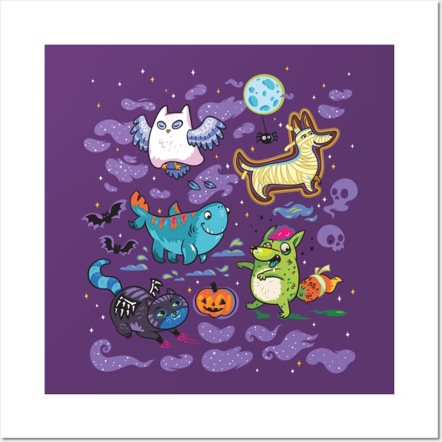 Happy Halloween! Wall Art by PenguinHouse